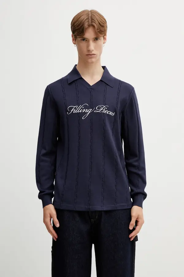 Filling Pieces Filling Pieces pulover za muškarce s viskozom Football Jersey