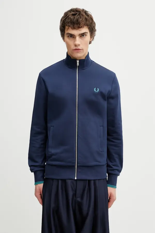 Fred Perry Fred Perry dukserica na zakopčavanje muška pamučna