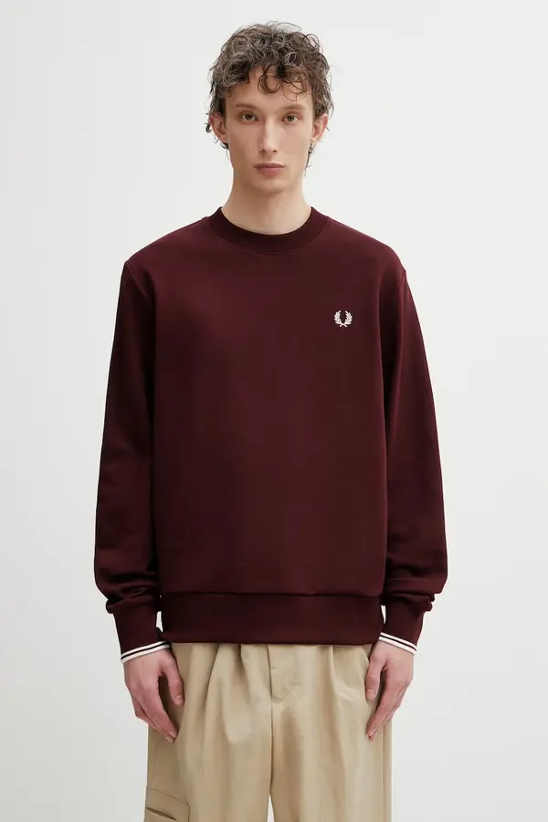 Fred Perry Fred Perry dukserica za muškarce od pamuka