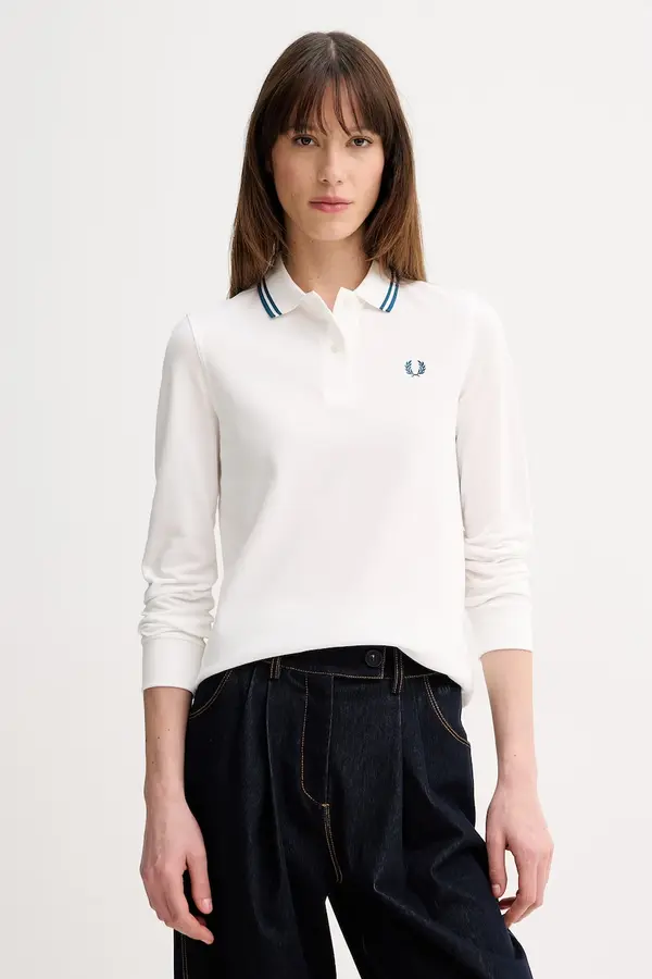 Fred Perry Fred Perry Pamučna majica dugih rukava Fred Perry