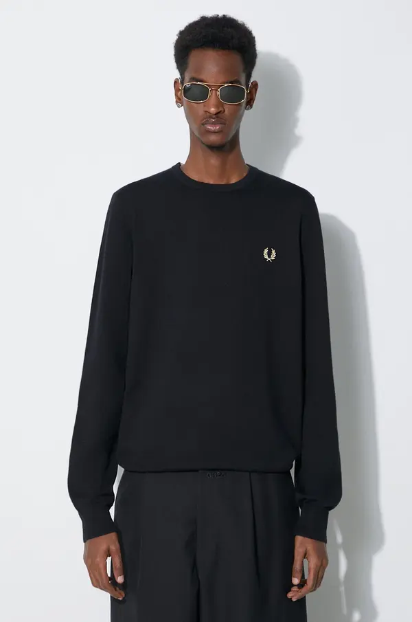 Fred Perry Fred Perry Vuneni pulover Fred Perry Classic Crew Neck Jumper