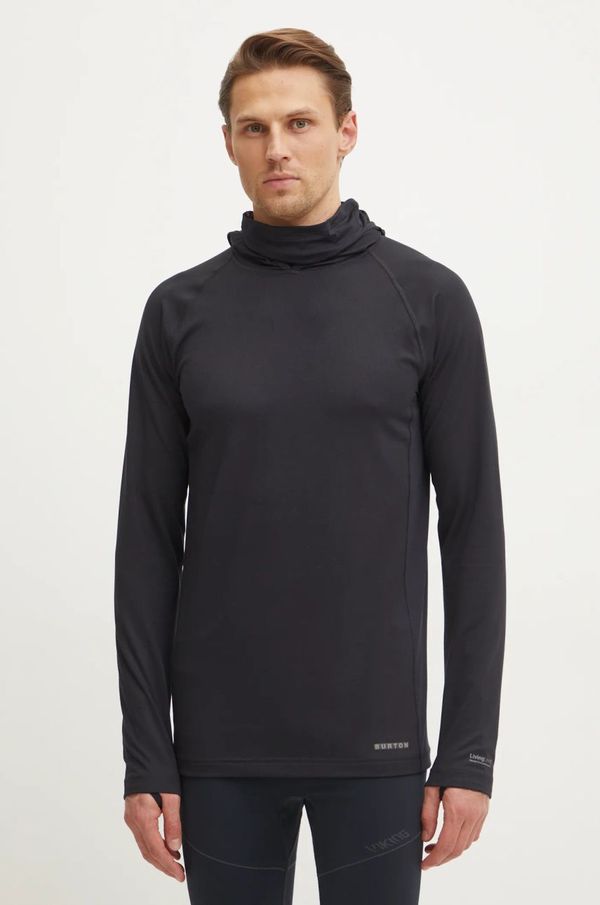 Burton Funkcionalna majica dugih rukava Burton Midweight X Base Layer Long Neck Hoodie boja: crna, 222011