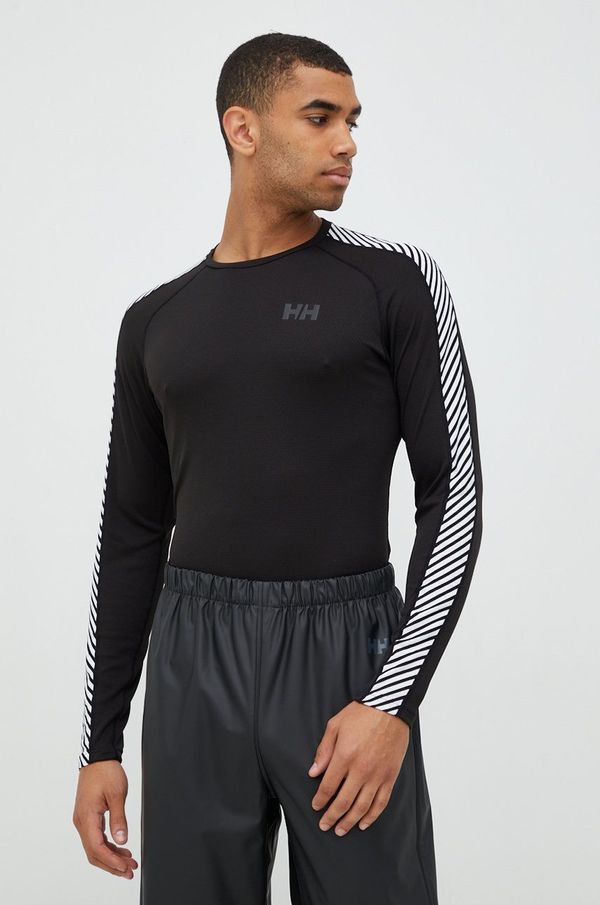 Helly Hansen Funkcionalna majica dugih rukava Helly Hansen Lifa Active , boja: crna, jednobojni model