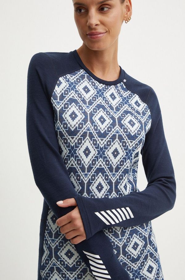 Helly Hansen Funkcionalna majica dugih rukava Helly Hansen LIFA MERINO boja: tamno plava, 49379