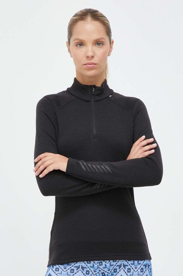 Helly Hansen Funkcionalna majica dugih rukava Helly Hansen Lifa Merino Midweight boja: crna