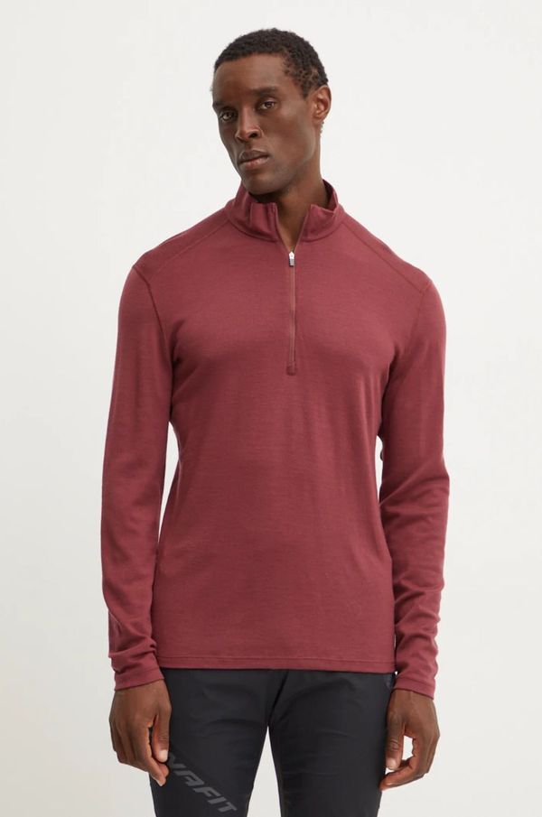 Icebreaker Funkcionalna majica dugih rukava Icebreaker Merino 260 Tech boja: crvena, IBB0437201C1