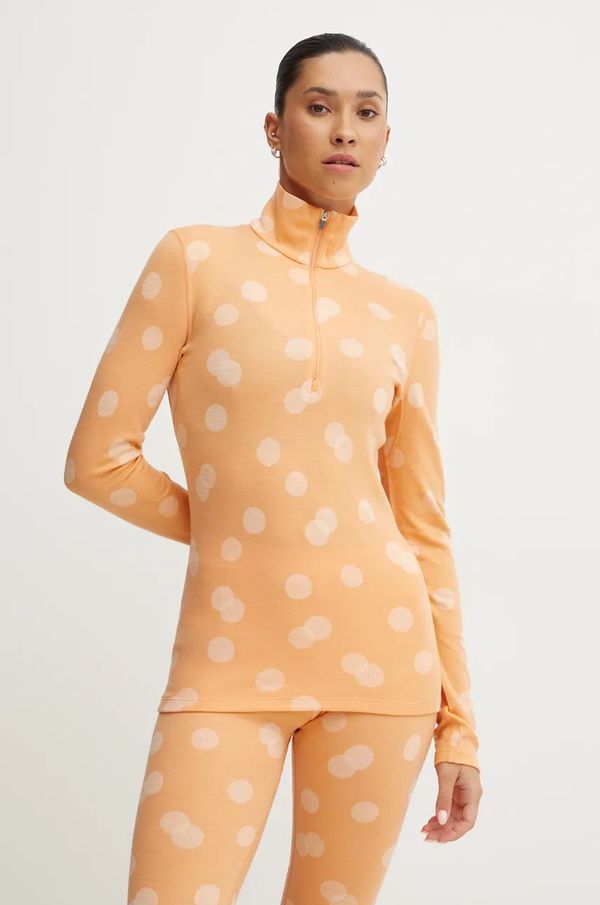 Icebreaker Funkcionalna majica dugih rukava Icebreaker Merino 260 Vertex boja: narančasta, IB0A574P03I1