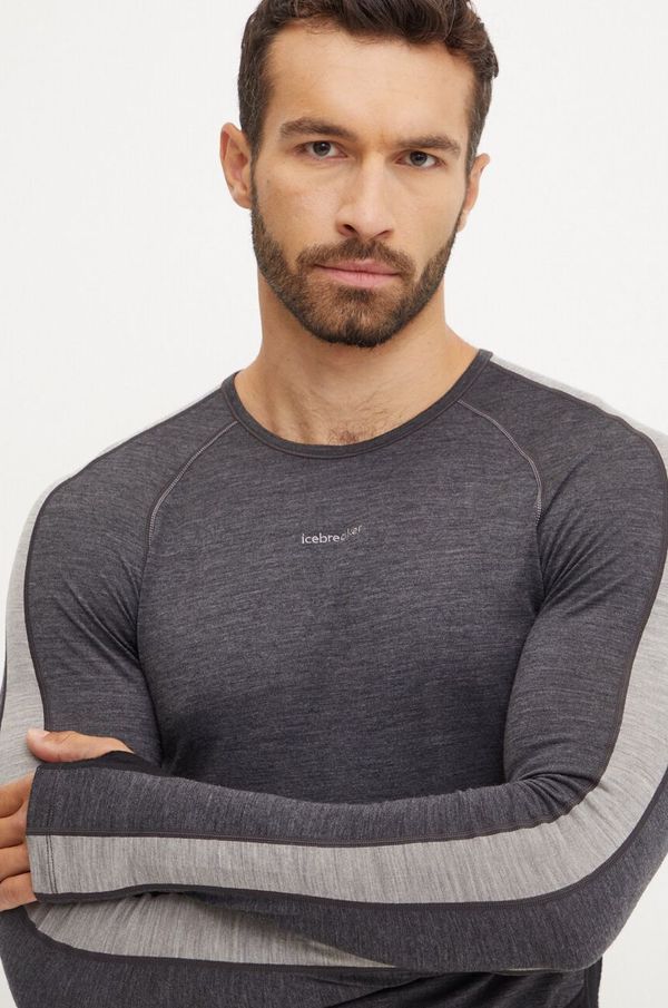 Icebreaker Funkcionalna majica dugih rukava Icebreaker ZoneKnit 200 boja: siva, IB0A56HA5851