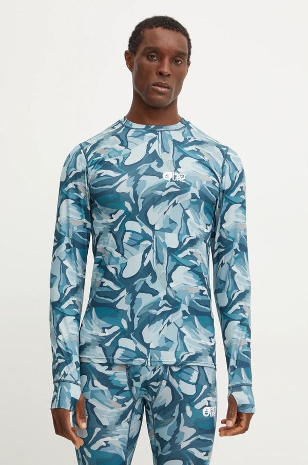 Picture Funkcionalna majica dugih rukava Picture Nangha Printed boja: tirkizna, MTS1167