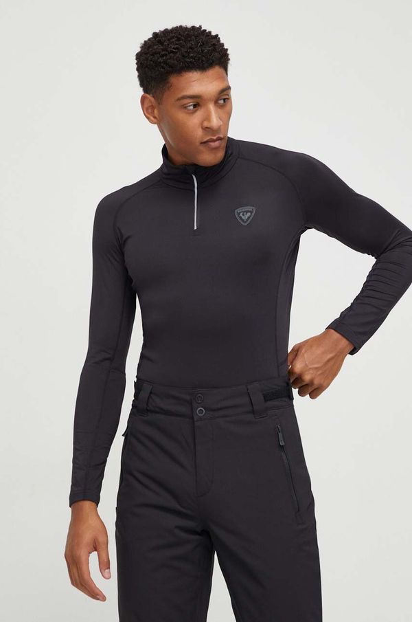 Rossignol Funkcionalna majica dugih rukava Rossignol Classique boja: crna