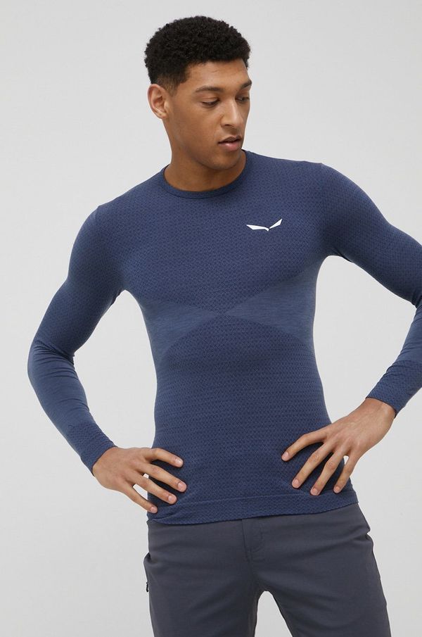 Salewa Funkcionalna majica dugih rukava Salewa Zebru boja: tamno plava