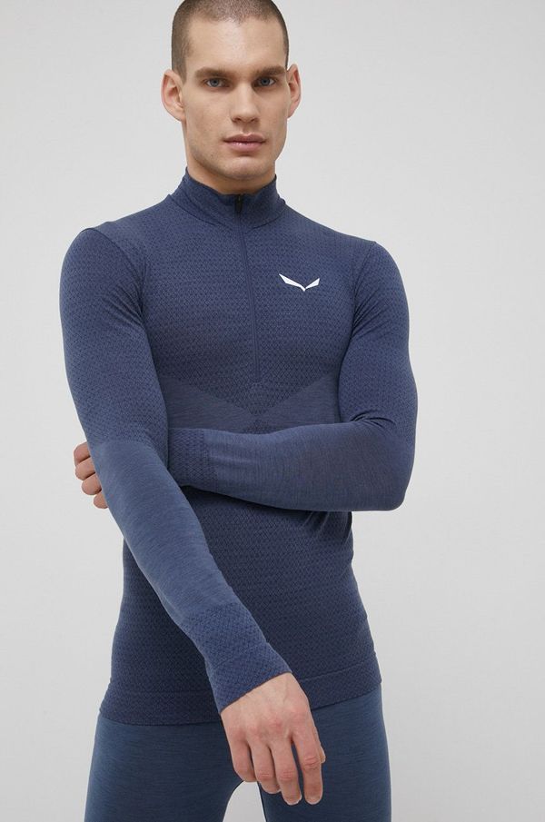 Salewa Funkcionalna majica dugih rukava Salewa Zebru boja: tamno plava