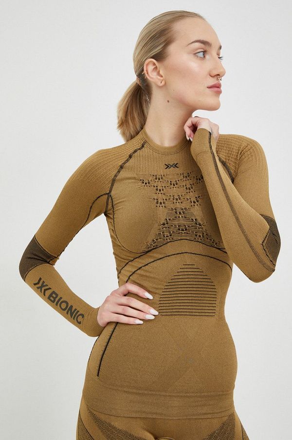 X-bionic Funkcionalna majica dugih rukava X-Bionic Radiactor 4.0 boja: zelena