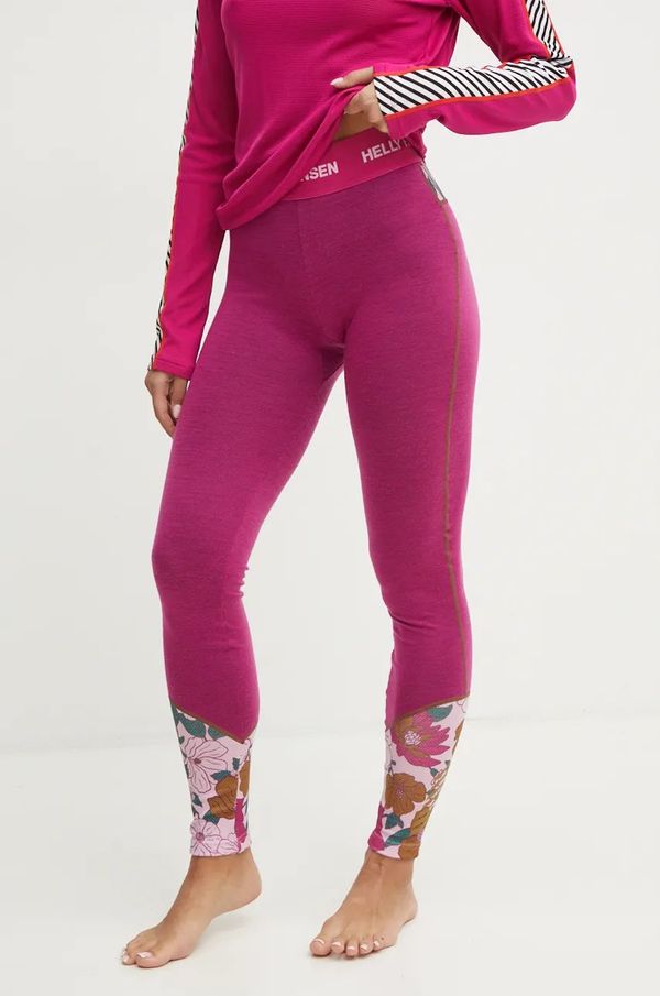 Helly Hansen Funkcionalne tajice Helly Hansen Lifa Merino Midweight boja: ljubičasta, 49411
