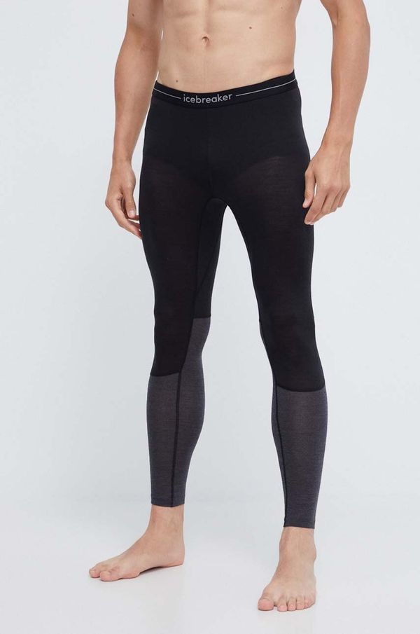 Icebreaker Funkcionalne tajice Icebreaker 125 ZoneKnit boja: crna