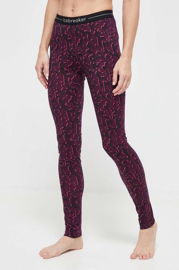 Icebreaker Funkcionalne tajice Icebreaker Merino 200 Oasis boja: ljubičasta