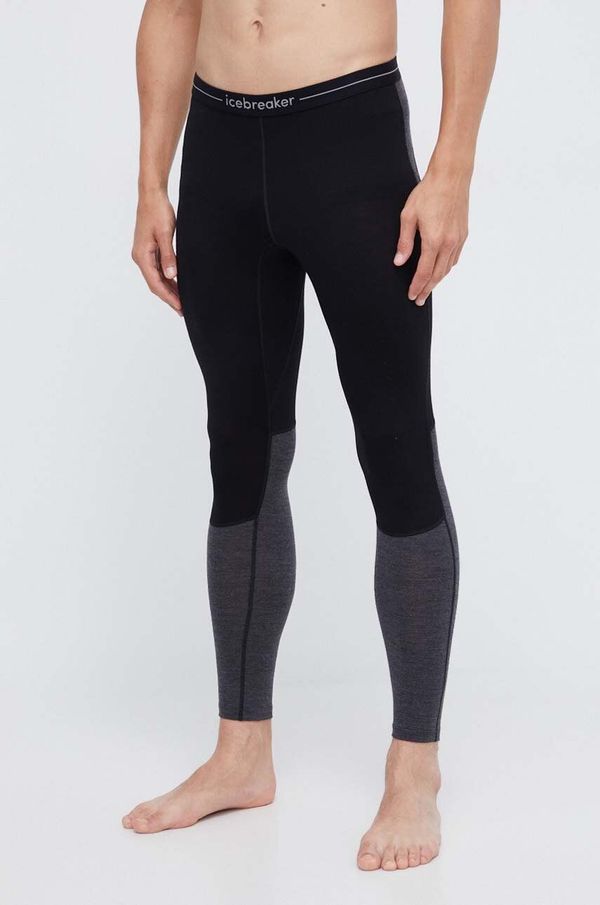 Icebreaker Funkcionalne tajice Icebreaker ZoneKnit 200 boja: crna