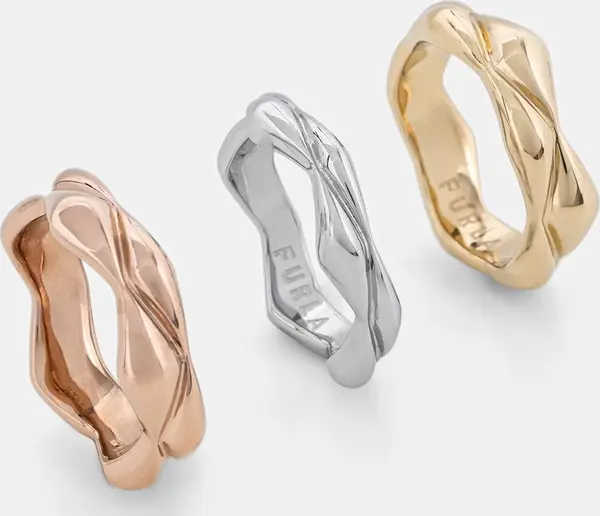 Furla Furla prsten ženski metalni 3-pack