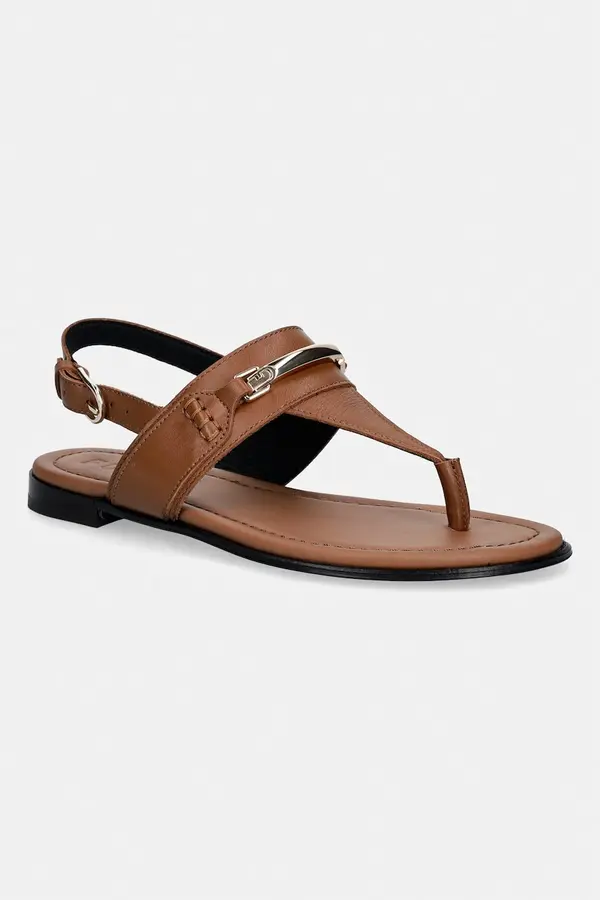 Furla Furla sandale s niskim potplatom za žene od kože Heritage Thong