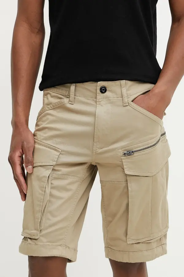 G-Star G-Star cargo kratke hlače za muškarce od pamuka s elastanom Rovic zip regular