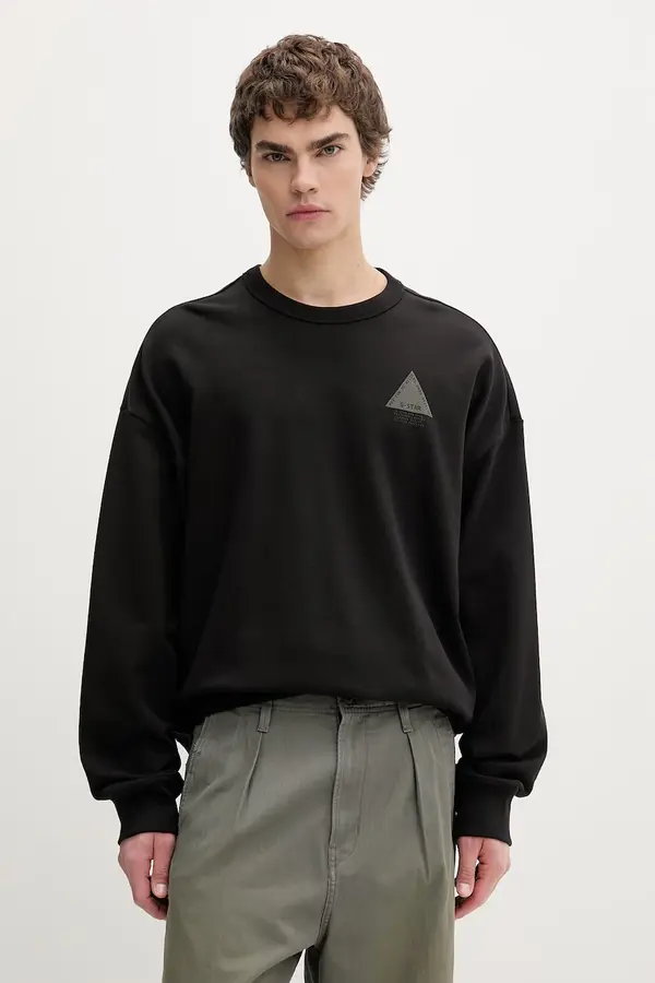 G-Star G-Star dukserica muška od pamuka Triangle gr r