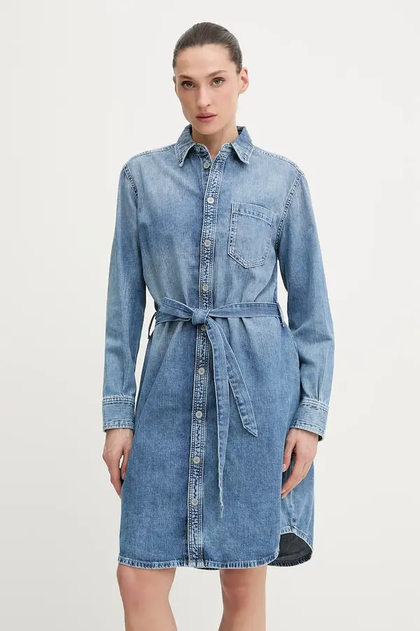 G-Star G-Star haljina u stilu košulje traper Shirt Belt