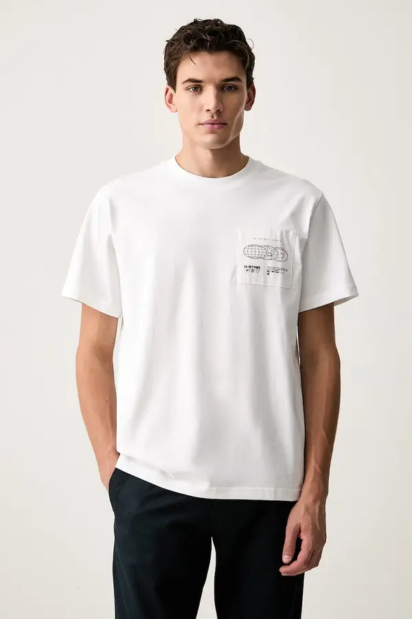 G-Star G-Star majica za muškarce od pamuka Applique gr