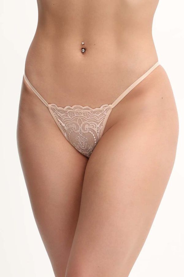 Scandale Gaćice Bruuns Bazaar boja: bež, od čipke, PBK002