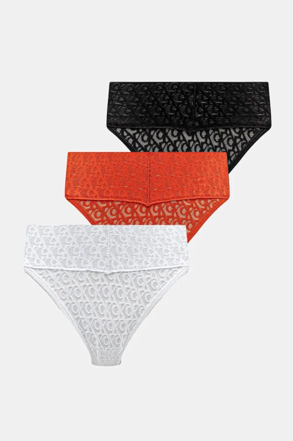 Calvin Klein Underwear Gaćice Calvin Klein Underwear 3-pack boja: crna, od čipke, LV00QD5305