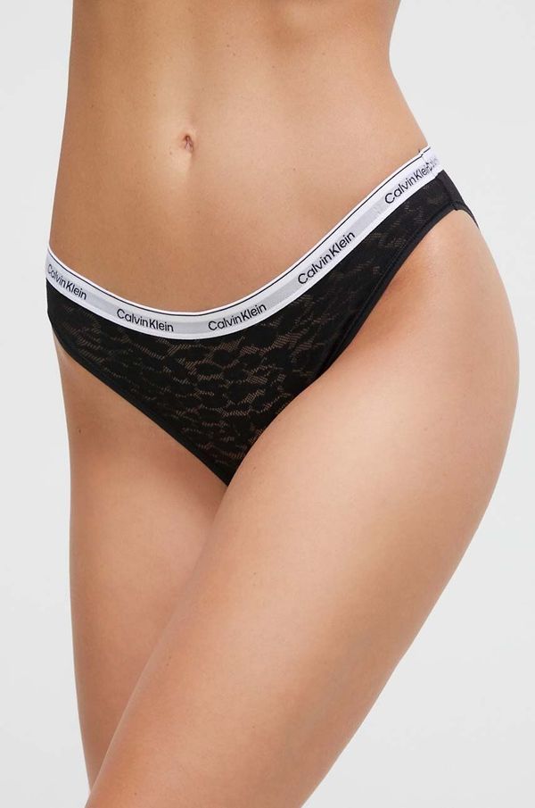 Calvin Klein Underwear Gaćice Calvin Klein Underwear boja: crna, od čipke