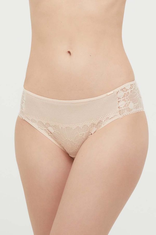 Chantelle Gaćice Chantelle boja: bež, od čipke