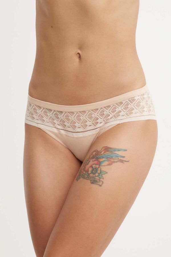 Chantelle Gaćice Chantelle boja: bež, providne, C911B0