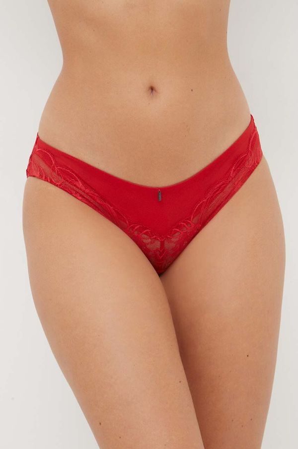 Chantelle Gaćice Chantelle boja: crvena, od čipke