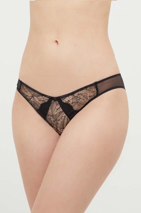 Chantelle X Gaćice Chantelle X boja: crna, od čipke