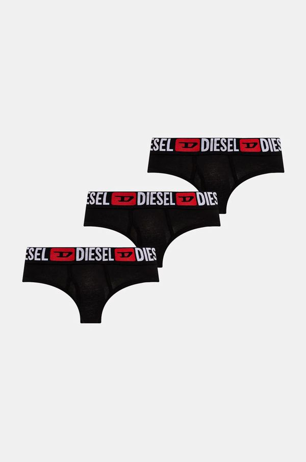 Diesel Gaćice Diesel OXY-D-CORE-3PACK UNDERPANTS 3-pack boja: crna, od pamuka, A17519.0NJAP