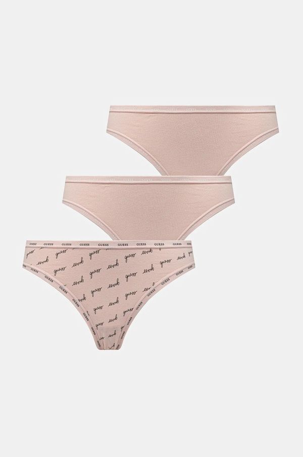 Guess Gaćice Guess 3-pack boja: ružičasta, O5RG14 K6YW1