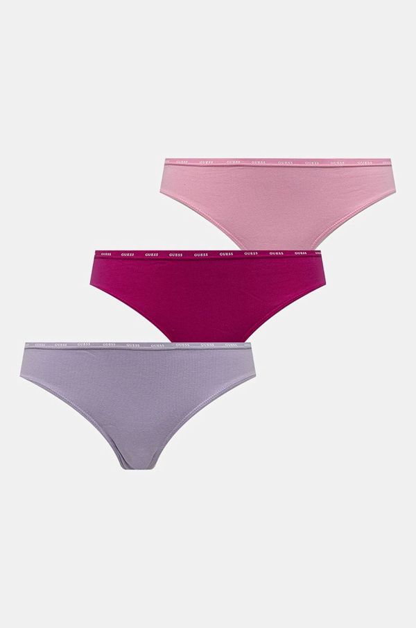 Guess Gaćice Guess 3-pack boja: ružičasta, od pamuka, O5RG12 K6YW1