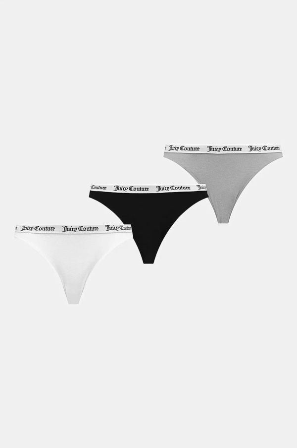 Juicy Couture Gaćice Juicy Couture DIDDY BRIEF 3PK 3-pack boja: siva, JCLBR224572