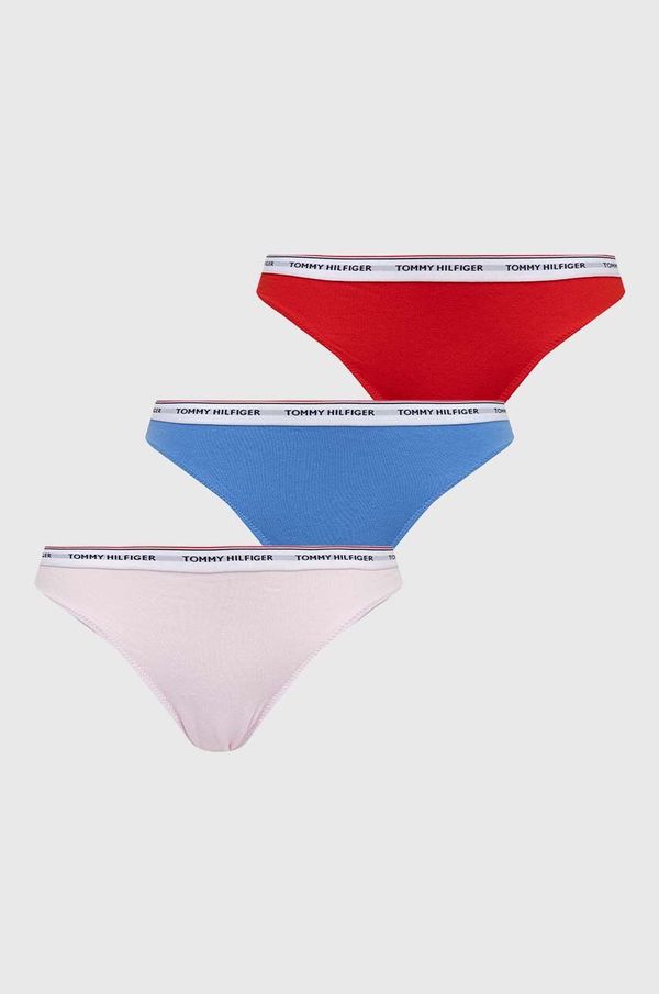 Tommy Hilfiger Gaćice Tommy Hilfiger 3-pack boja: crvena, UW0UW04895
