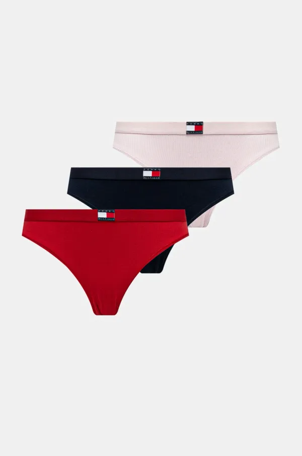 Tommy Hilfiger Gaćice Tommy Hilfiger 3-pack boja: crvena, UW0UW05985