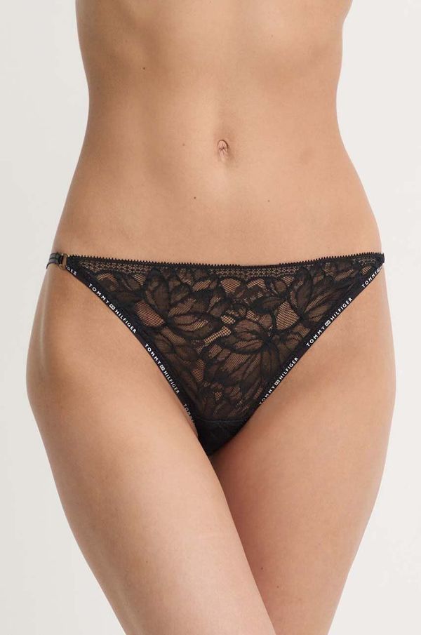 Tommy Hilfiger Gaćice Tommy Hilfiger boja: crna, od čipke, UW0UW05249