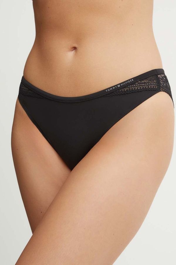 Tommy Hilfiger Gaćice Tommy Hilfiger boja: crna, od čipke, UW0UW05519