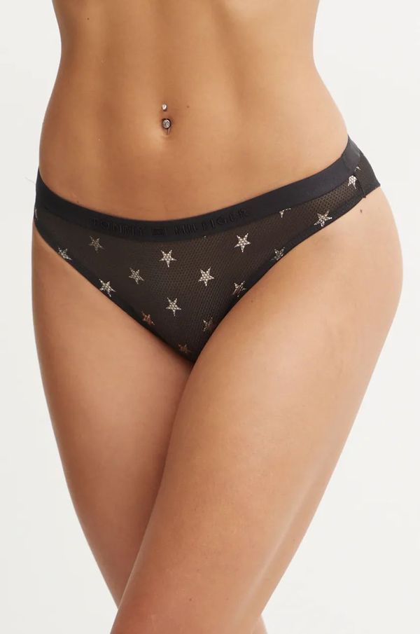 Tommy Hilfiger Gaćice Tommy Hilfiger boja: crna, providne, UW0UW05540