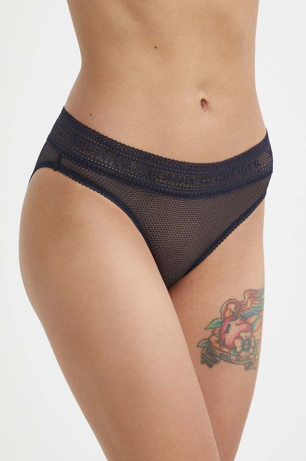 Tommy Hilfiger Gaćice Tommy Hilfiger boja: tamno plava, od čipke, UW0UW05208
