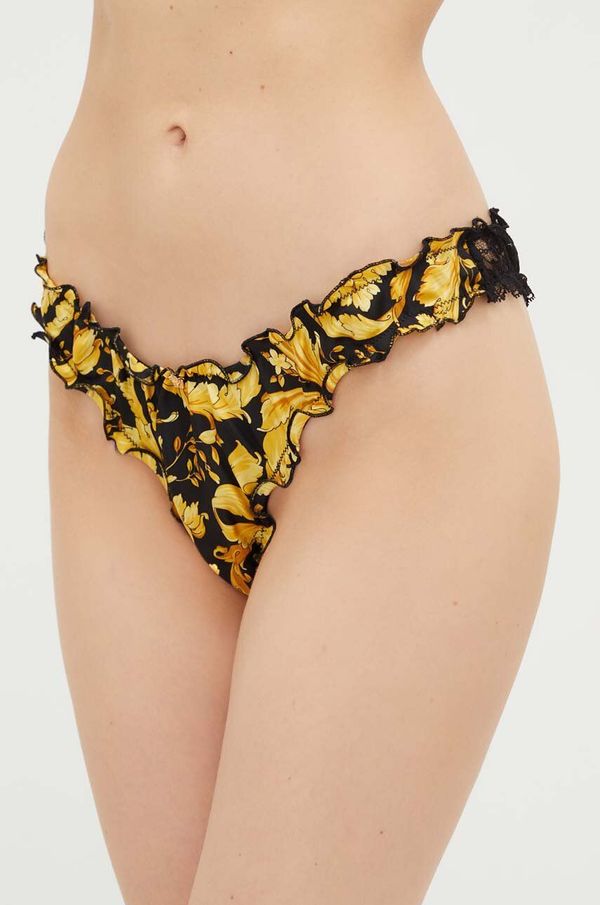 Versace Gaćice Versace boja: crna, od čipke