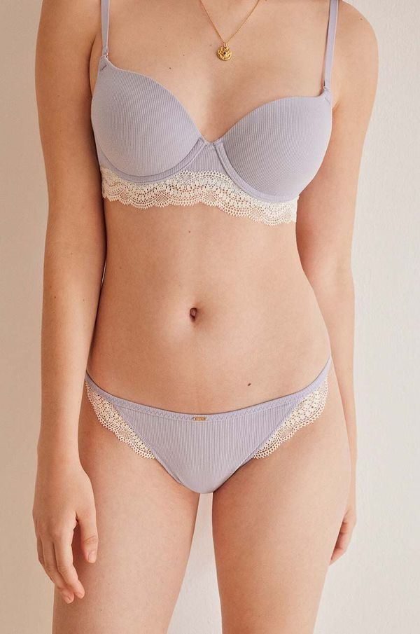 women'secret Gaćice women'secret boja: ljubičasta, od čipke