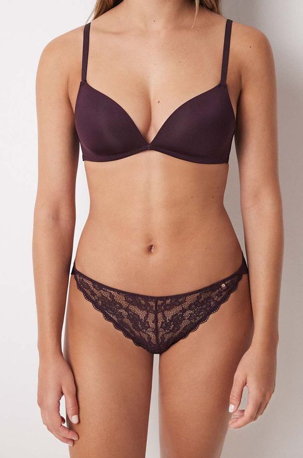 women'secret Gaćice women'secret FEMININE TRENDY boja: ljubičasta, od čipke, 4218739