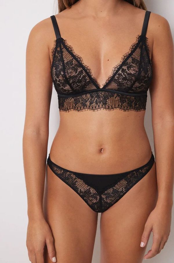 women'secret Gaćice women'secret SENSE LIMITED EDITION boja: crna, od čipke, 5358657