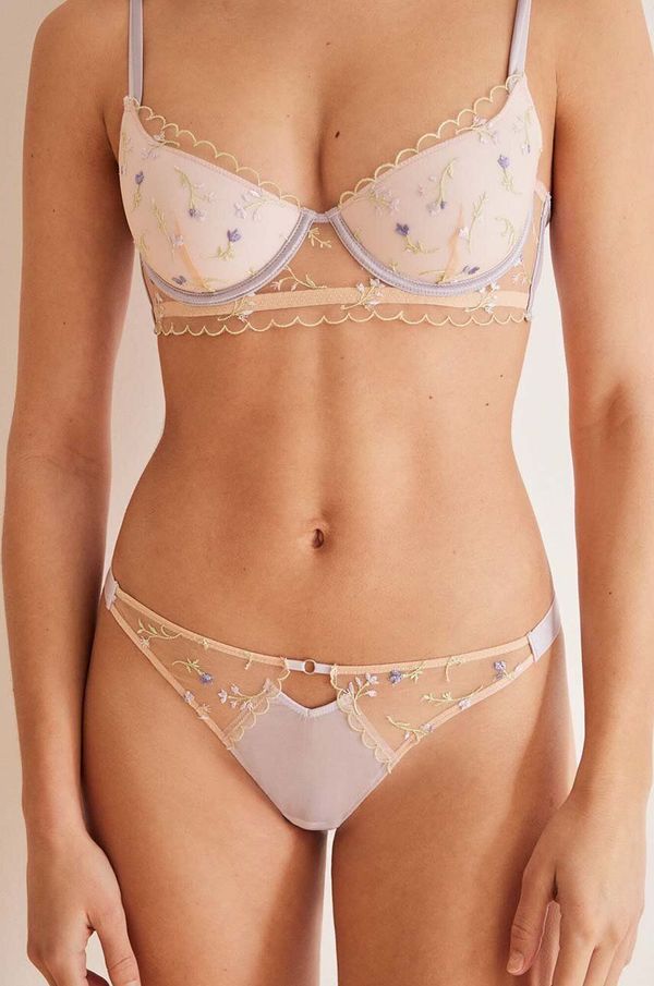 women'secret Gaćice women'secret SUMMER SENSE boja: ljubičasta, od čipke, 5357053