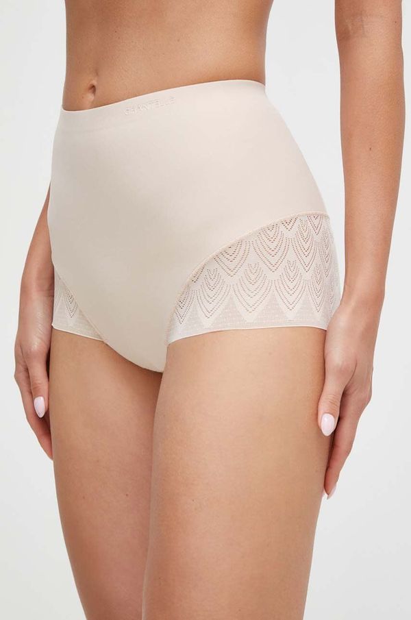 Chantelle Gaćice za oblikovanje Chantelle SOFT STRETCH boja: bež, od čipke